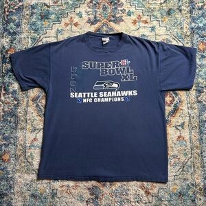 Vintage NFL Seattle Seahawks Super Bowl T-shirt Size XXL